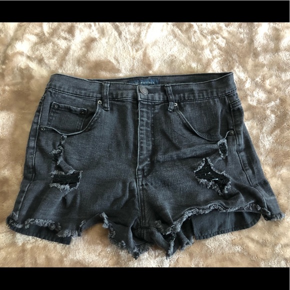 Aeropostale Pants - Black Jean Short